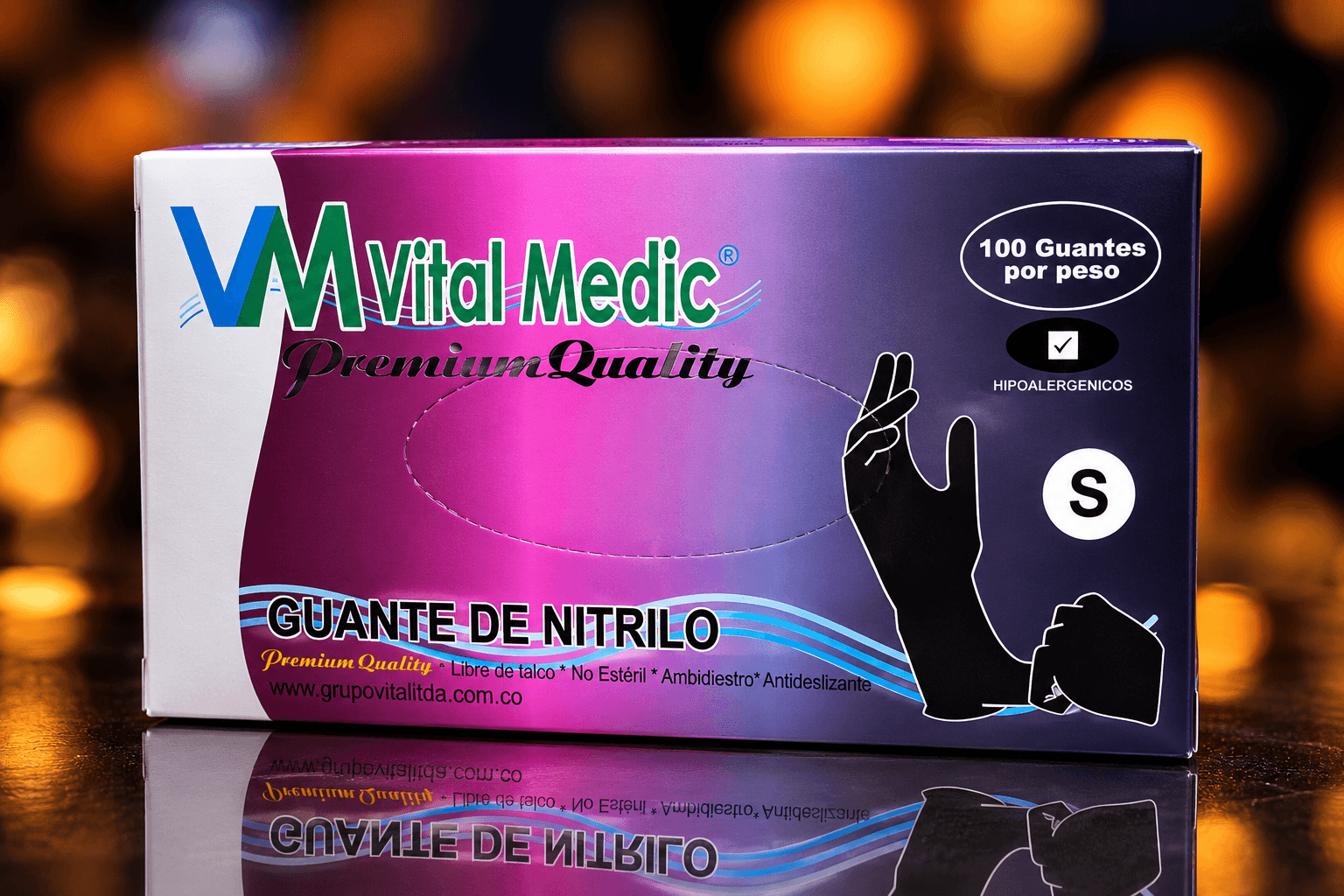 Caja de guantes nitrilo